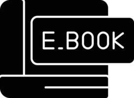 diseño de icono de vector de libro electrónico