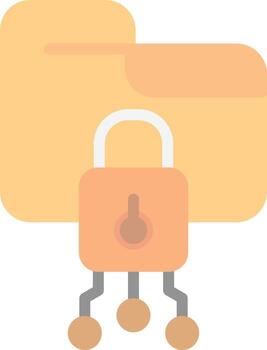 Data Encryption Vector Icon Design