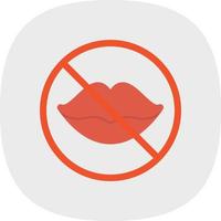 No Speak Vector Icon Design