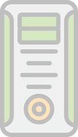 Computer Tower Vector Icon Design