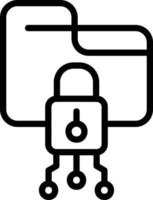 Data Encryption Vector Icon Design