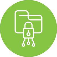 Data Encryption Vector Icon Design