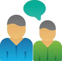 Talk Vector Icon Design