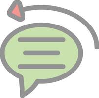 Auto Reply Vector Icon Design