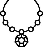 diseño de icono de vector de collar