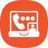 Video Call Vector Icon Design