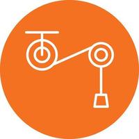 Pulley Vector Icon Design