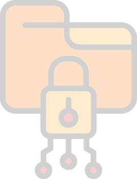 Data Encryption Vector Icon Design