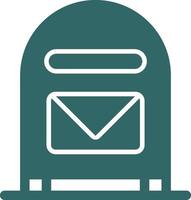 Mailbox Vector Icon Design