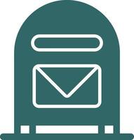 Mailbox Vector Icon Design