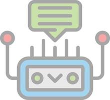 Chatbot Vector Icon Design