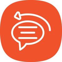Auto Reply Vector Icon Design