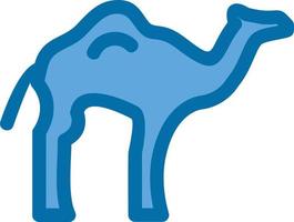 Camel Filled Icon vector