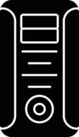 Computer Tower Vector Icon Design
