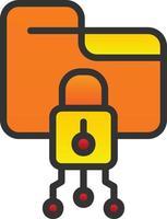 Data Encryption Vector Icon Design