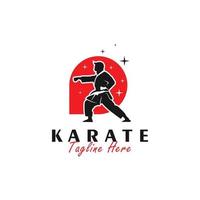 logotipo de ilustración de vector de deporte de taekwondo