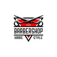 barbería logo vector