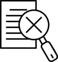 diseño de icono de vector de investigación