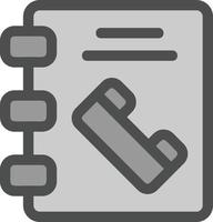 Phonebook Vector Icon Design