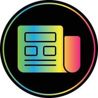 Newspaper Vector Icon Design