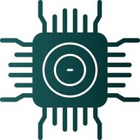 Cpu Vector Icon Design