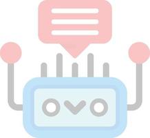 Chatbot Vector Icon Design