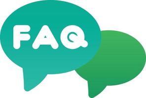 FAQ Vector Icon Design