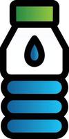 Water Flask Filled Icon vector