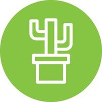 Cacti Filled Icon vector