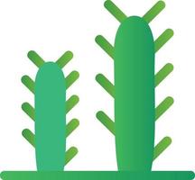 icono lleno de cactus vector