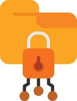 Data Encryption Vector Icon Design