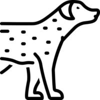 line icon for pet vector