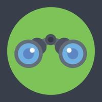 Trendy Binocular Concepts vector