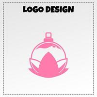 diseño de vector de ilustración de logotipo de perfume