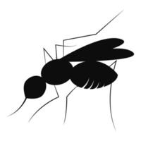 vector de icono de mosquito