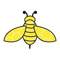 elemento de vector de abeja