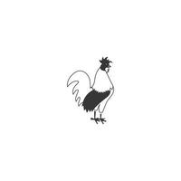 diseño de vector de gallo