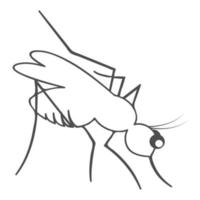 vector de icono de mosquito