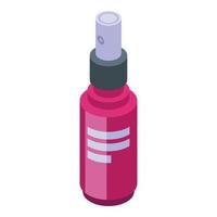 Skin spray icon isometric vector. Face beauty vector