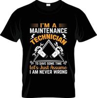 Technician t-shirt design, Technician t-shirt slogan and apparel design, Technician typography, Technician vector, Technician illustration vector