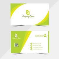 Business Card Design  Vector Template.