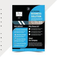 Corporate Business Flyer Design Template for your business.Easy to Customize every File. vector