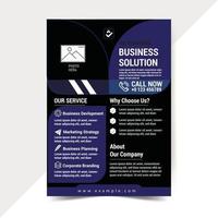 Corporate Business Flyer Design Template for your business.Easy to Customize every File. vector