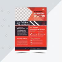 Corporate Business Flyer Design Template for your business.Easy to Customize every File. vector