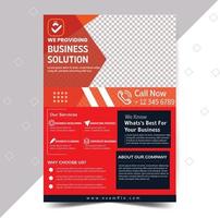 Corporate Business Flyer Design Template for your business.Easy to Customize every File. vector