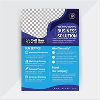 Corporate Business Flyer Design Template for your business.Easy to Customize every File. vector