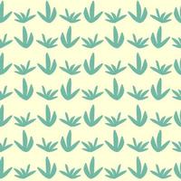 seamless pattern with different cactus. Bright repeated texture with green cacti. Natural background with desert plants vector