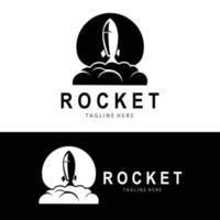 Rocket Logo Design, space exploration vehicle vector