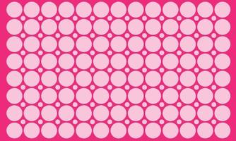 Flat design pink polka dot background vector