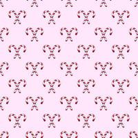 Seamless vector pattern of candy on pink background. Suitable for fabric, textile, wrappers, postcards